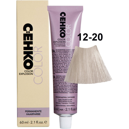 CEHKO Color Explosion крем-краска для волос 12/20 пепельно-платиновый блондин 60мл