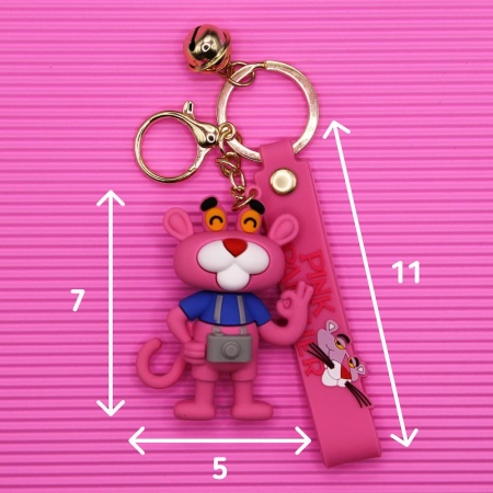 Брелок Розовая Пантера с фотоаппаратом (Pink Panther)