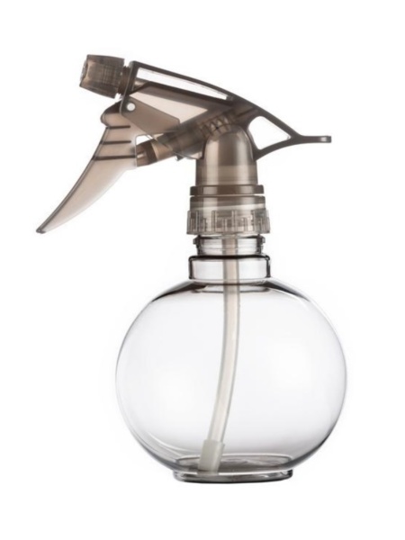 EuroStile Распылитель для волос парикмахерский пластиковый (пульверизатор для воды) шар прозрачный 300 мл