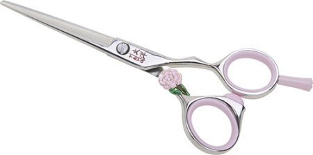 Ножницы парикмахерские TAYO Duet 5.5 прямые с розой