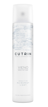 Cutrin Vieno Лак легкой фиксации без отдушки Sensitive Hairspray Light 300мл