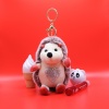 Y&M Брелок мягкая игрушка Ежик фиолетовый