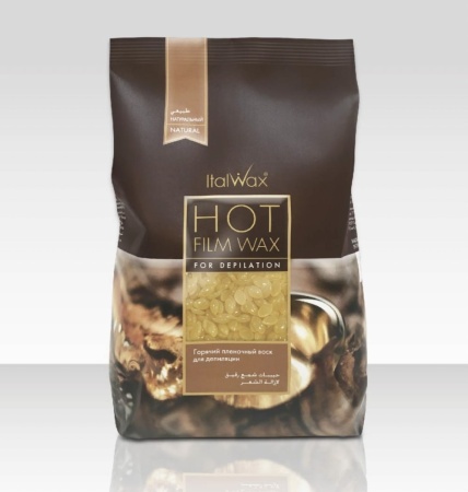 Italwax Воск-гранулы горячий, пленочный для депиляции Натуральный 1кг