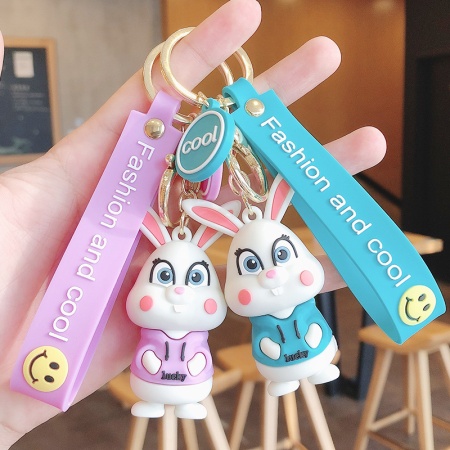 Y&M Брелок Кролик Lucky розовый (Fashion and Cool)