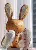 Игрушка интерьерная заяц MCM большой со стразами коричневый