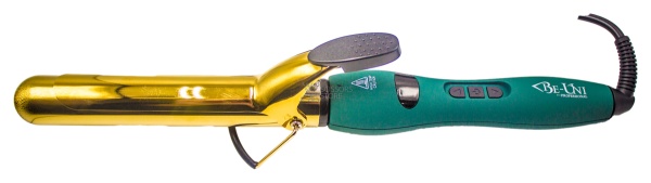 Плойка для завивки волос Gold titan титан, LED-дисплей, терморегулятор 80-230°C, 55 Вт, диаметр 28 мм