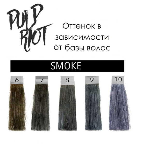 Pulp Riot Полуперманентный краситель для волос оттенок Smoke (Дым) 118мл