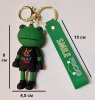 Y&M Брелок Лягушка черный (Smile Frog)