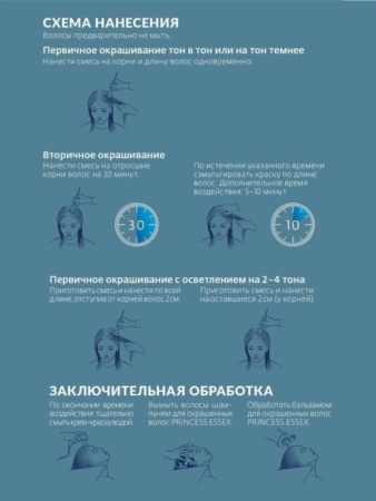 Estel Professional Princess Essex Крем-краска для волос 9/7 блондин бежевый (ваниль) 60мл