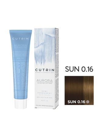 Cutrin Aurora Demi крем-краска для волос 0/16 Зимнее солнце 60мл