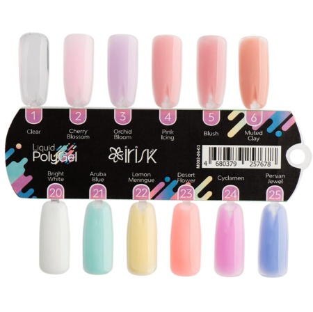 IRISK Жидкий полигель для моделирования ногтей Liquid PolyGel (24 Cyclamen) 18мл