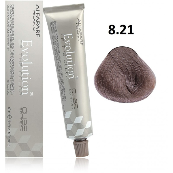 Alfaparf Milano Evolution of the Color Крем-краска для волос 8/21 светлый перламутрово-пепельный блонд 60мл