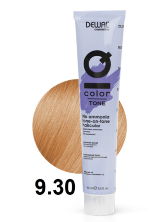 Dewal Cosmetics Крем-краска тон-в-тон IQ Color Tone 9/30 очень светлый золотистый блондин, 90мл