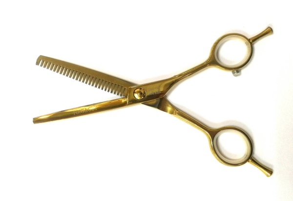 Ножницы парикмахерские филировочные Tony&Guy 5.28 золотые