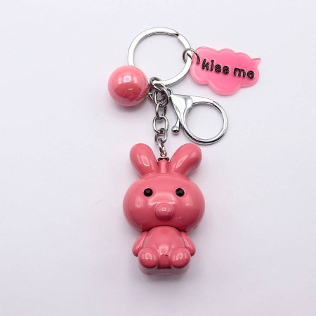 Брелок Зайка цветной KA 2524-9