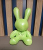 Игрушка интерьерная заяц Светящийся средний салатовый