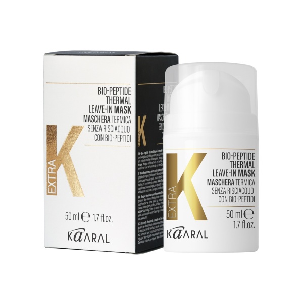Kaaral Extra K Термомаска для волос несмываемая с биопептидами Bio-Peptide Thermal Leave In Mask, 50мл