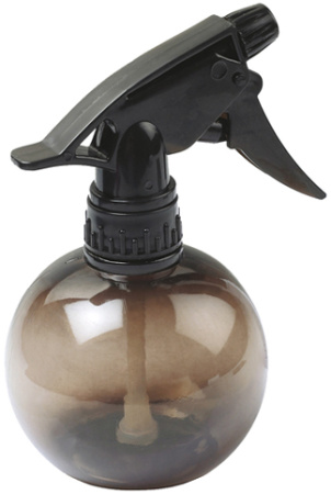DEWAL Распылитель для волос парикмахерский пластиковый (пульверизатор для воды) шар черный 280мл