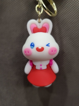 Брелок Зайчик красное платье (Just for You)