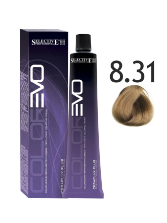 Selective Colorevo крем-краска для волос 8/31 светлый блондин (гавана) 100мл
