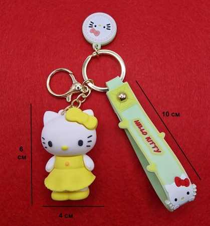 Брелок Хелло Китти платье желтое (Hello Kitty)