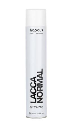 Kapous Professional Лак аэрозольный для волос норм фиксации Lacca Normal 500мл