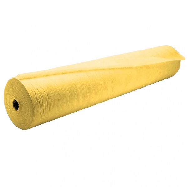Простыни одноразовые 70х200см SS Стандарт желтые (водоотталкивающие) 100 штук рулон