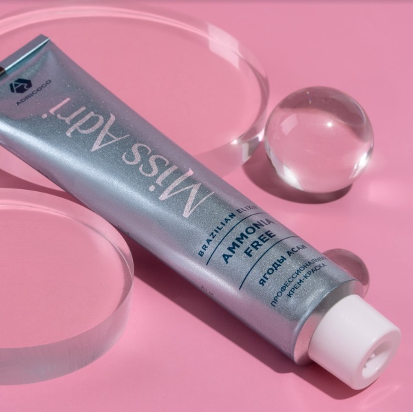 Adricoco Miss Adri Brazilian Elixir Ammonia free Крем-краска для волос 10/11 платиновый блонд пепельный интенсивный 100мл