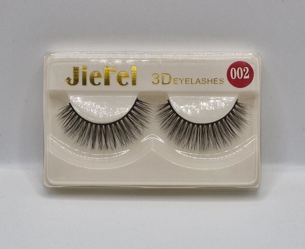 Y&M Ресницы накладные 3D Натуральный эффект JieFei №002