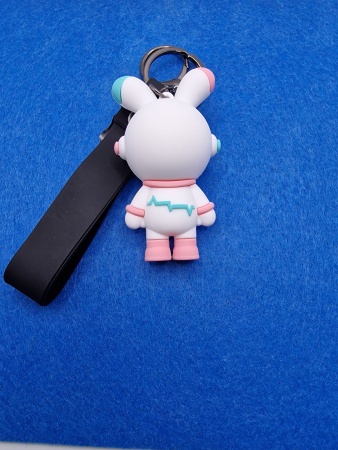 Y&M Брелок Космонавт Заяц розовый (Mask)