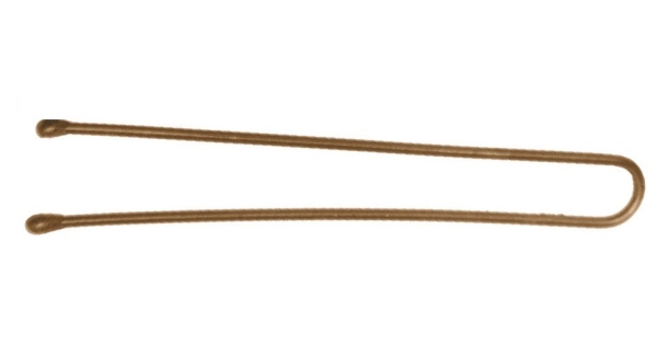 Шпильки Dewal прямые 45 мм (24 шт) коричневые