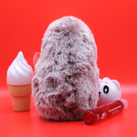 Y&M Брелок мягкая игрушка Ежик фиолетовый