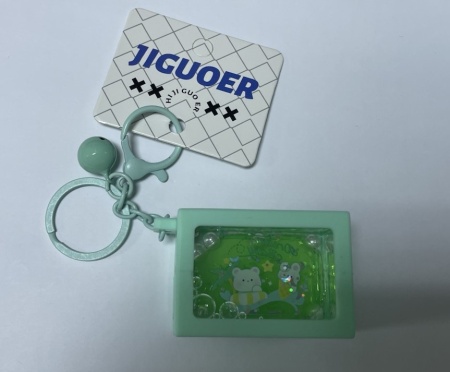 Брелок с жидкостью Куб зеленый (Dream Baby)