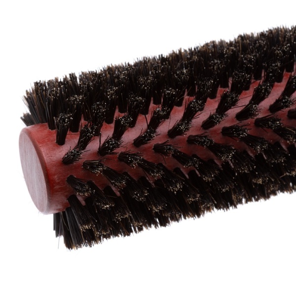 Брашинг Dewal PRO деревянный, нат.щетина, с мягкой ручкой d 26/55 мм