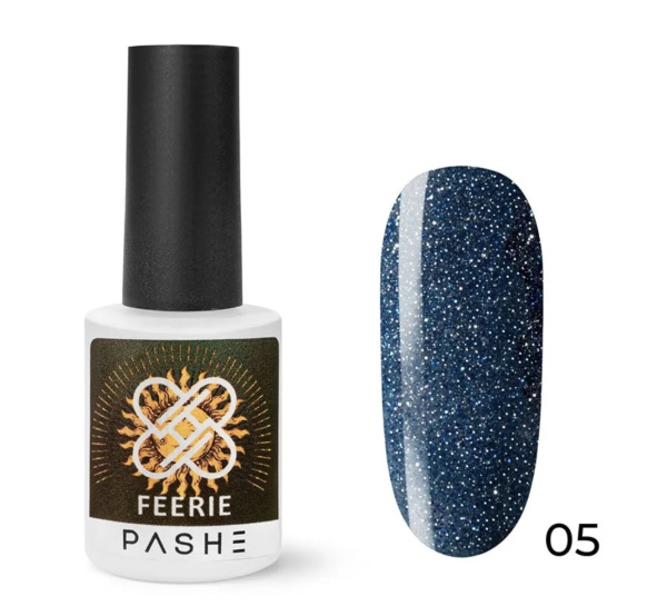 PASHE Гель-лак для ногтей светоотражающий Feerie №05 (тайны сапфира) 9 мл