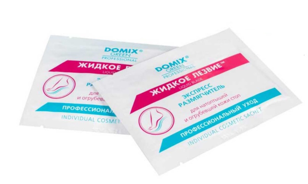 Domix Экспресс размягчитель для разрыхления и удаления натоптышей и огрубевшей кожи стоп 1шт, 17мл