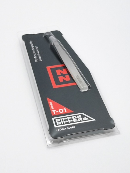 Nippon Nippers Пинцет для бровей прямой край (NN_T-01)