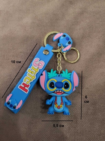 Брелок Стич с гавайским ожерельем (Lili & Stitch)