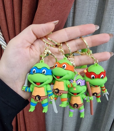 Брелок Черепашка ниндзя (Леонардо), синий