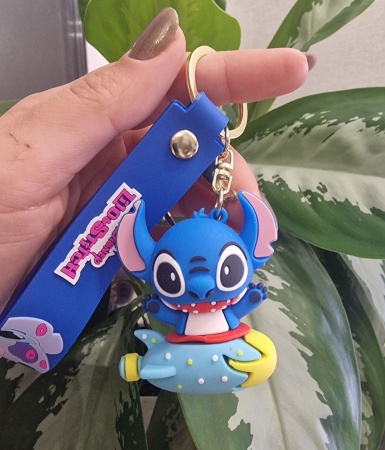 Брелок Стич на ракете (Stitch)