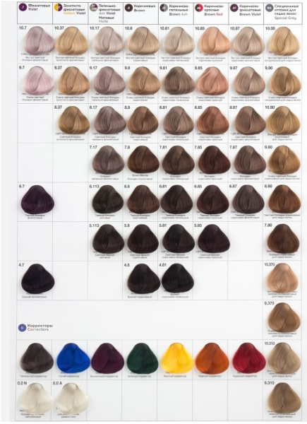 Tefia MYPOINT Перманентная крем-краска для волос 100 cпециальный блонд натуральный 60мл