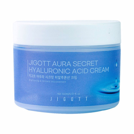 Jigott Крем для лица Гиалуроновая кислота Aura Secret Hyaluronic Acid Cream 150мл