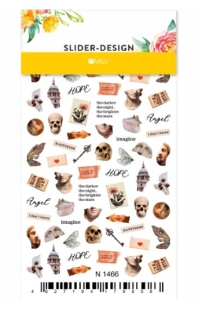 Дизайн ногтей (на водной основе) N 1466