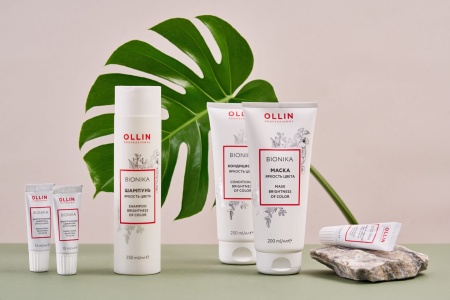 Ollin BioNika Шампунь для окрашенных волос Яркость цвета Shampoo For Colored Hair 750мл