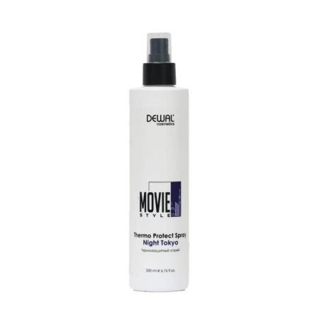 Dewal Cosmetics Спрей для волос термозащитный Movie Style Thermo Protect Spray Night Tokyo 200мл