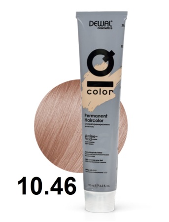 Dewal Cosmetics Крем-краска для волос IQ Color 10/46 экстра светлый медно-красный блонд 90мл