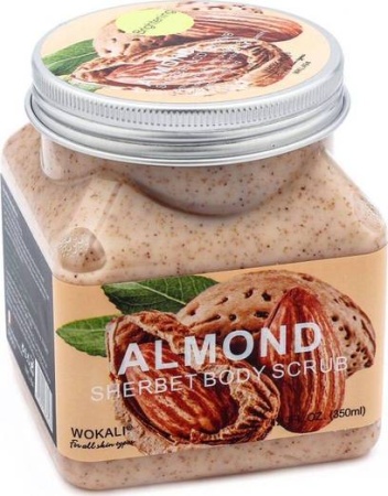 Wokali Скраб для тела Миндаль Almond Sherbet Body Scrub 350мл