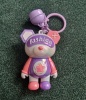 Брелок Мишка перламутровый фиолетовый
