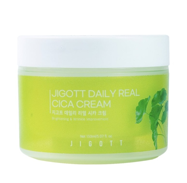 Jigott Крем для лица Центелла азиатская Daily Real Cica Cream 150мл
