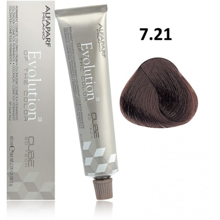 Alfaparf Milano Evolution of the Color Крем-краска для волос 7/21 средний перламутрово-пепельный блонд 60мл